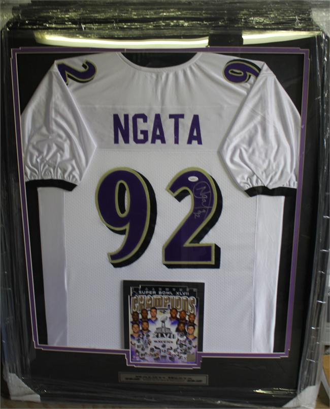 Copy of 30x34 Autographed Frame - Ray Lewis Baltimore Ravens