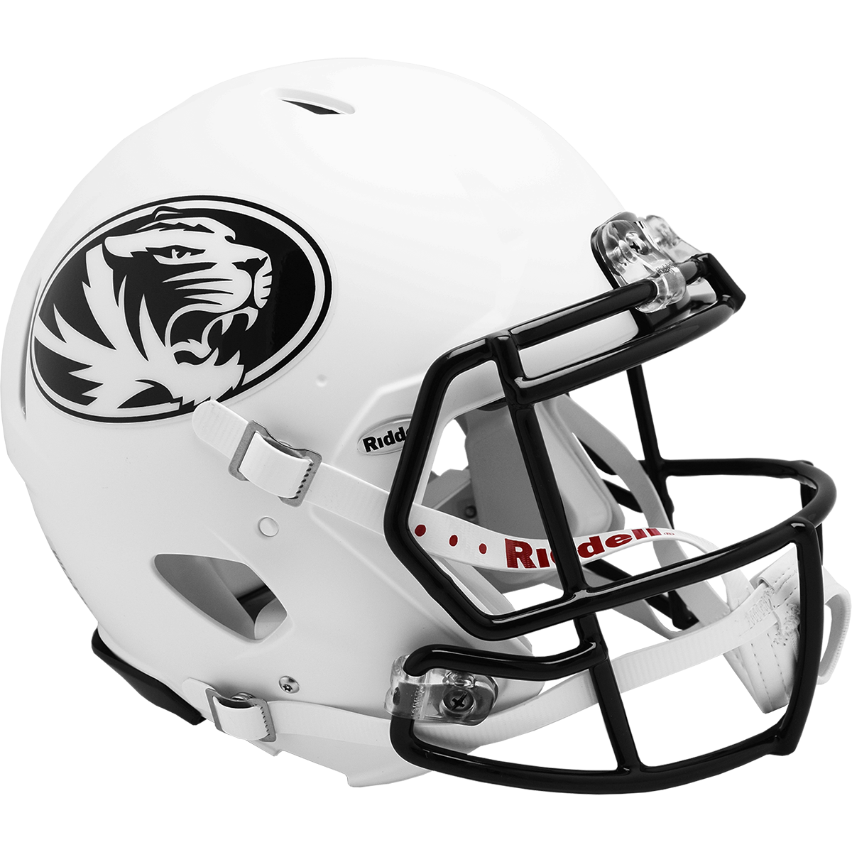 MISSOURI TIGERS WHITE AUTHENTIC SPEED HELMET