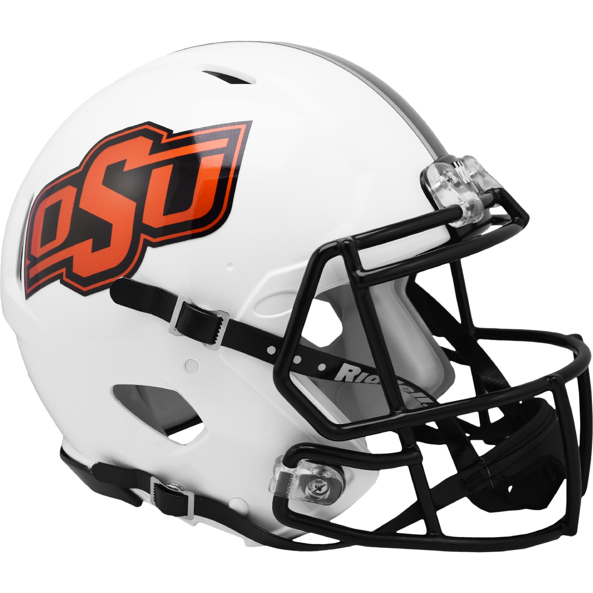 OKLAHOMA STATE COWBOYS WHITE AUTHENTIC SPEED HELMET