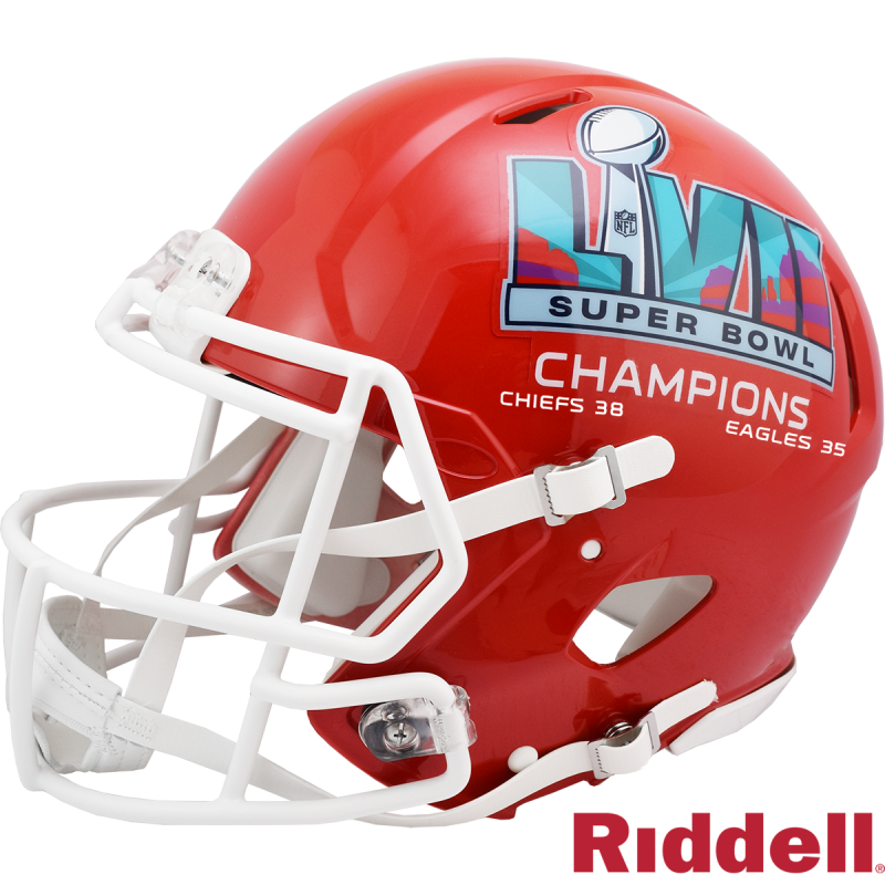Chiefs Super Bowl 57 Champions Helmet - Authentic Speed