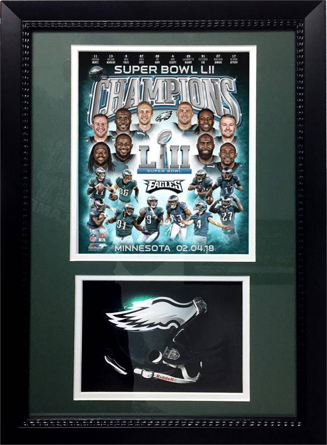 Shadowbox Frame - LII World Champion Philadelphia Eagles
