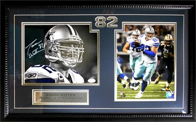12x18 Autograph Frame - Jason Witten Dallas Cowboys