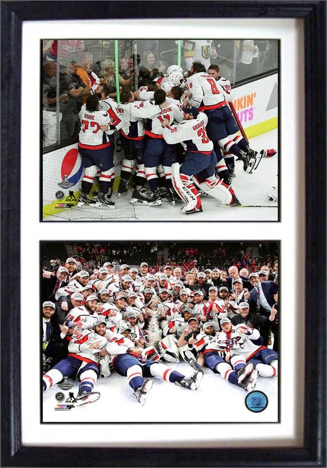 Washington Capitals 2018 Champions Celebration 12x18 Double Photo Frame