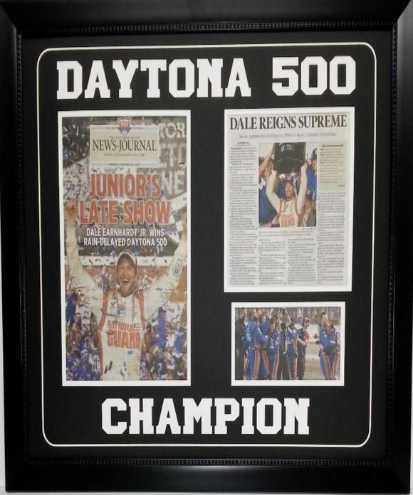 24x28 Newspaper Frame - Dale Earnhardt, Jr
