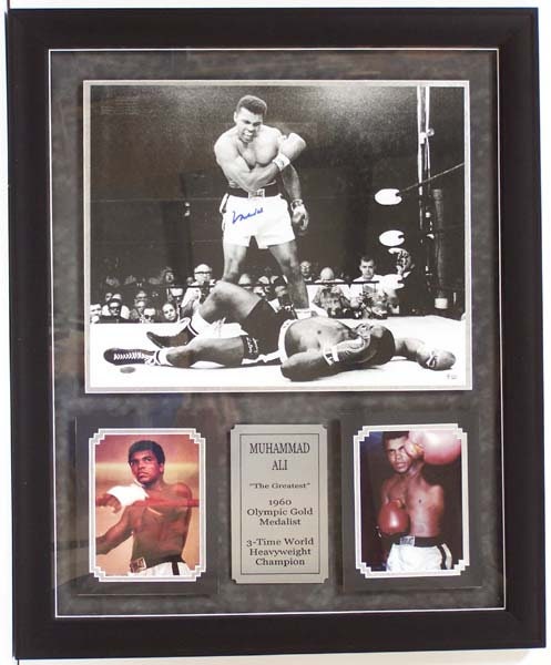 30x34 Autographed Frame - Muhammad Ali "The Greatest"