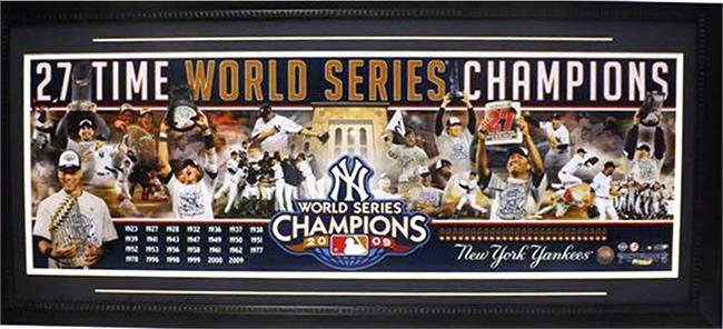 15x35 Panoramic Frame - New York Yankees Champions