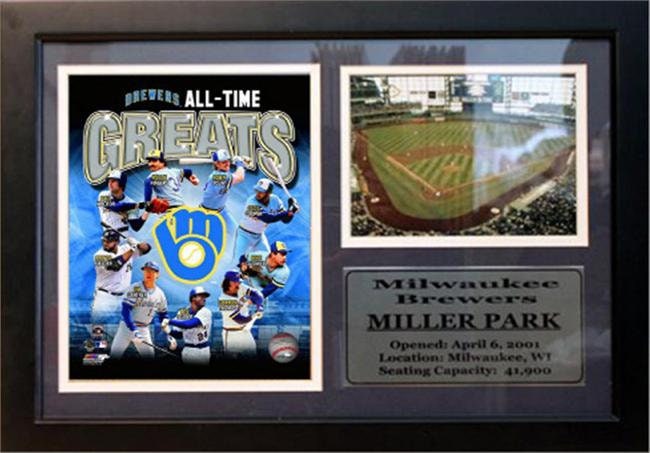 12x18 Photo Stat Frame - Milwaukee Brewers Greats