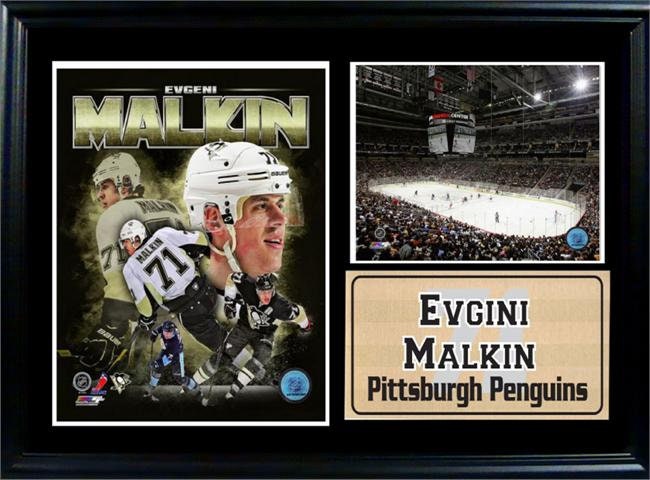 12x18 Photo Stat Frame - Evgeni Malkin Pittsburgh Penguins