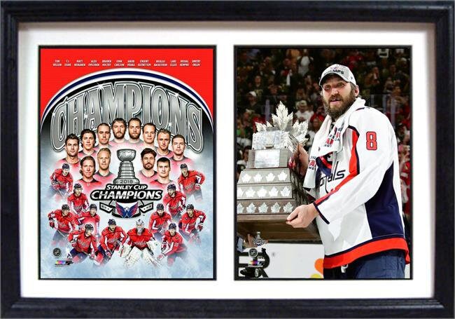 Washington Capitals 2018 Champions MVP 12x18 Double Photo Frame