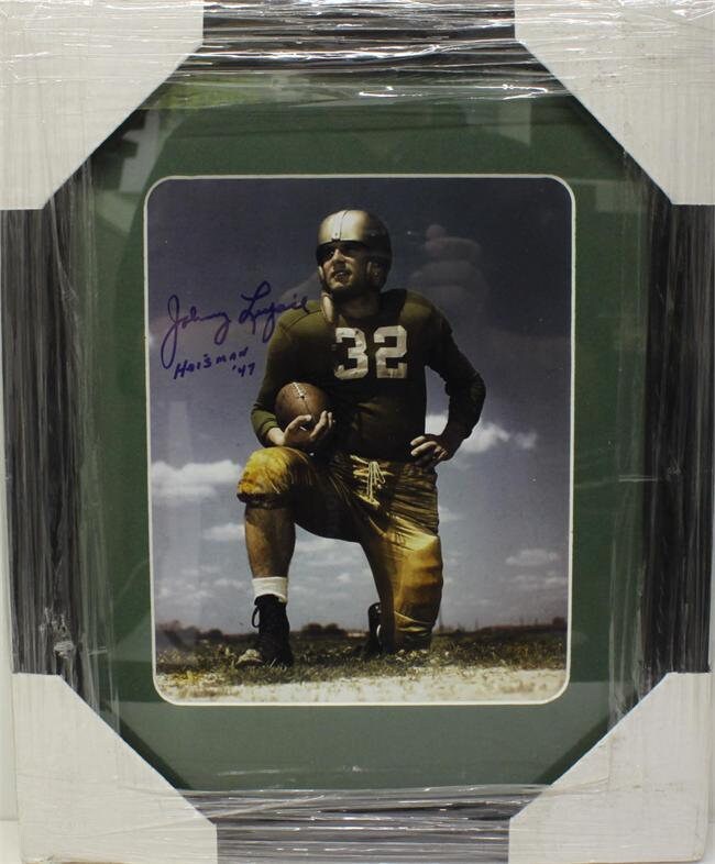 8X10 Autographed Frame - Johnny Lujack Notre Dame