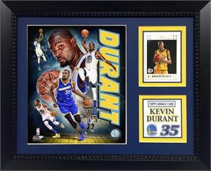 11x14 Rookie Card Frame - Kevin Durant Golden State Warriors