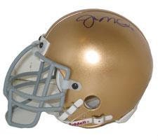 Joe Montana Autographed Notre Dame Authentic Mini Helmet by Riddell