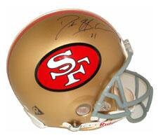 Deion Sanders Autographed Helmet San Francisco 49ers Throwback Pro Line by Riddell