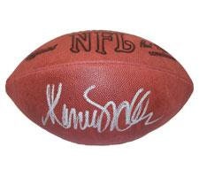 Marcus Allen Autographed Football NFL Tagliabue Game by Wilson