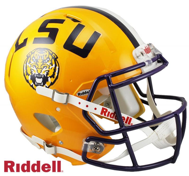 LSU National Champion 2019 Speed Authentic Full Size Helmet by Riddell