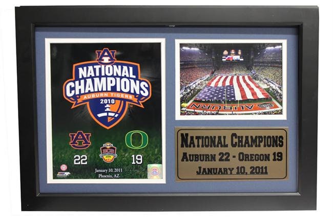 12x18 Photo Stat Frame - Univ of Auburn Champions