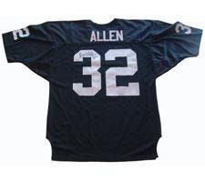 Marcus Allen Autographed Authentic Oakland Raiders Old Style Black Jersey