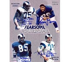 Los Angeles Rams Fearsome Foursome Autographed Photo 8x10 #244