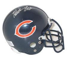 Rashaan Salaam Autographed Chicago Bears Authentic Mini Helmet by Riddell