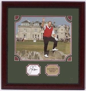 20x24 Autographed Frame - Jack Nicklaus "British Open Farewell"