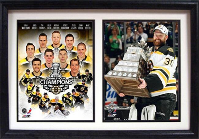 12x18 Double Frame - Boston Bruins Champions