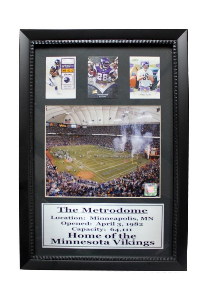 12x18 Three Card Frame - Minnesota Vikings