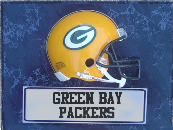 9x12 Mini Helmet Plaque - Green Bay Packers