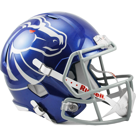 BOISE STATE BRONCOS BLUE SPEED REPLICA HELMET NCAA