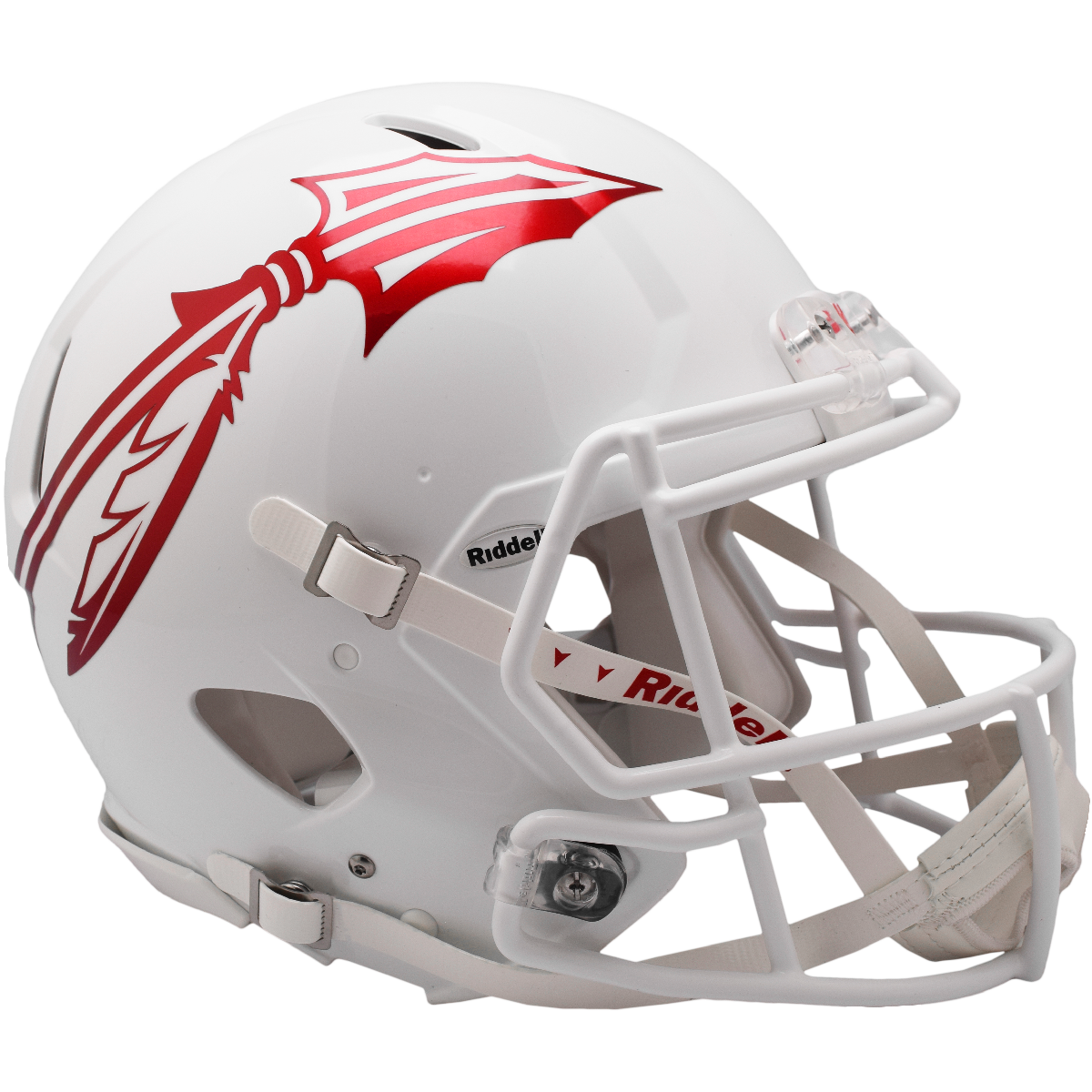 FLORIDA STATE SEMINOLES WHITE ALTERNATE AUTHENTIC SPEED HELMET