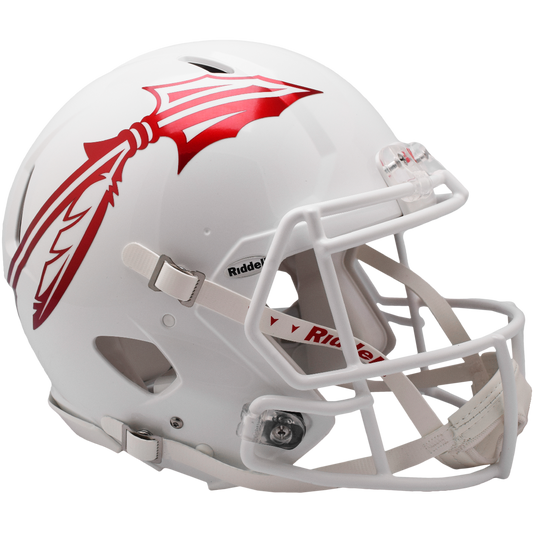 FLORIDA STATE SEMINOLES WHITE ALTERNATE AUTHENTIC SPEED HELMET