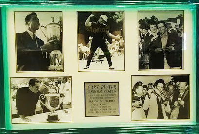 Gary Player - Grand Slam Champion Baseball Frame