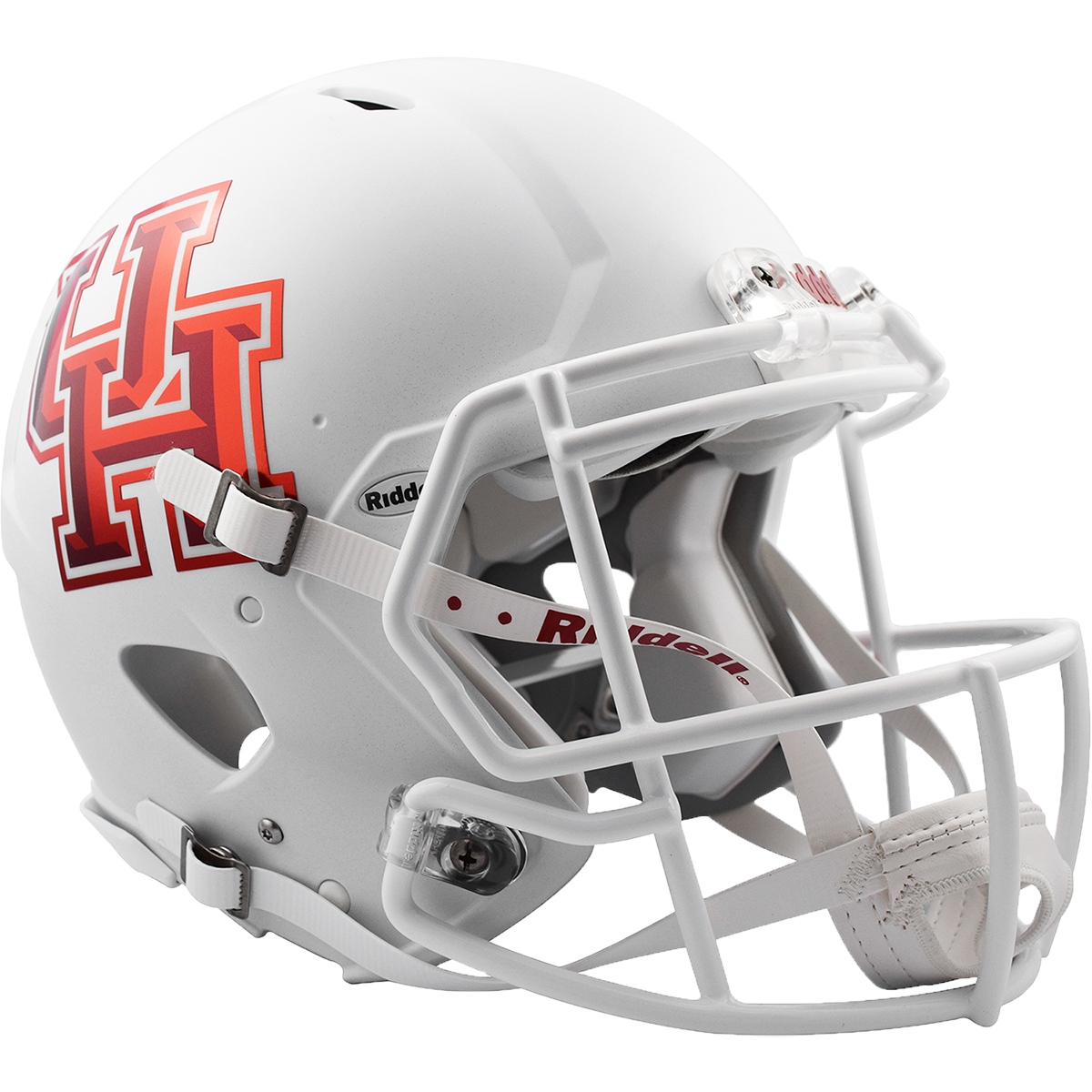 HOUSTON COUGARS MATTE WHITE AUTHENTIC SPEED HELMET