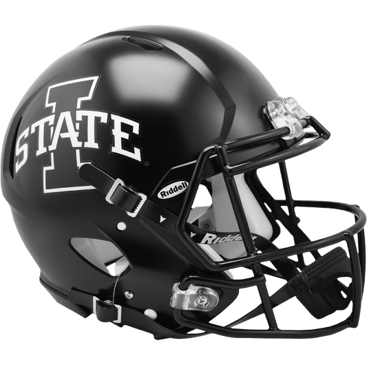 IOWA STATE CYCLONES SATIN BLACK AUTHENTIC SPEEDFLEX HELMET
