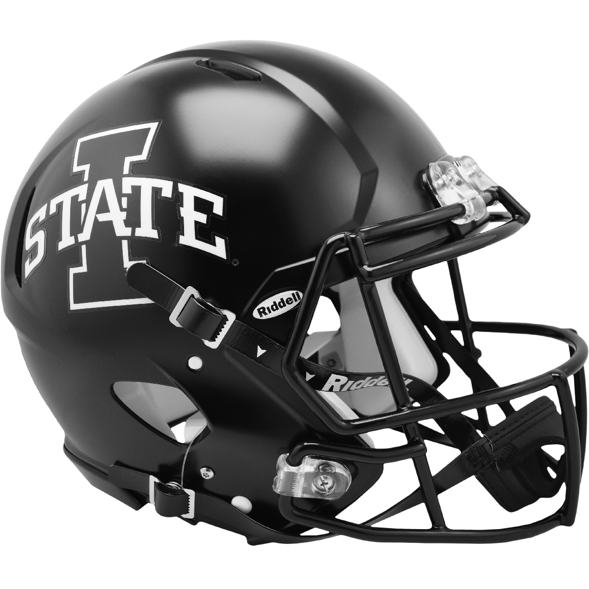 IOWA STATE CYCLONES SATIN BLACK AUTHENTIC SPEEDFLEX HELMET