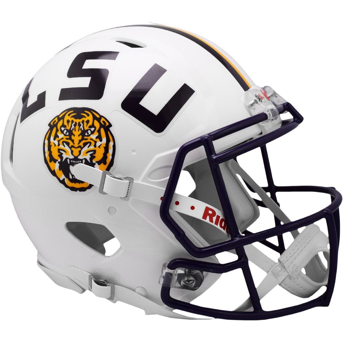 LSU TIGERS WHITE AUTHENTIC SPEED HELMET