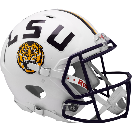 LSU TIGERS WHITE AUTHENTIC SPEED HELMET