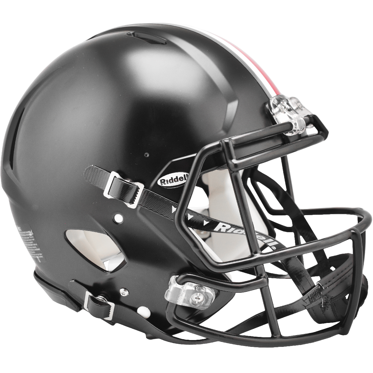 OHIO STATE BUCKEYES BLACK ALTERNATE SPEED REPLICA HELMET NCAA