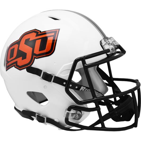 OKLAHOMA STATE COWBOYS WHITE SPEED REPLICA HELMET NCAA
