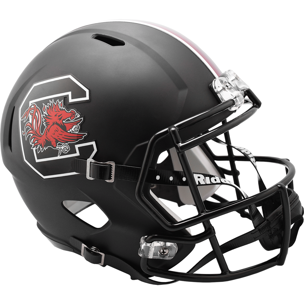 SOUTH CAROLINA GAMECOCKS REPLICA SPEED MATTE BLACK HELMET NCAA