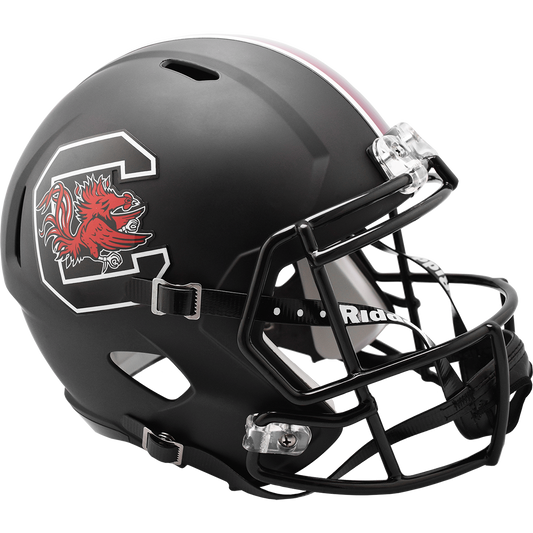SOUTH CAROLINA GAMECOCKS REPLICA SPEED MATTE BLACK HELMET NCAA