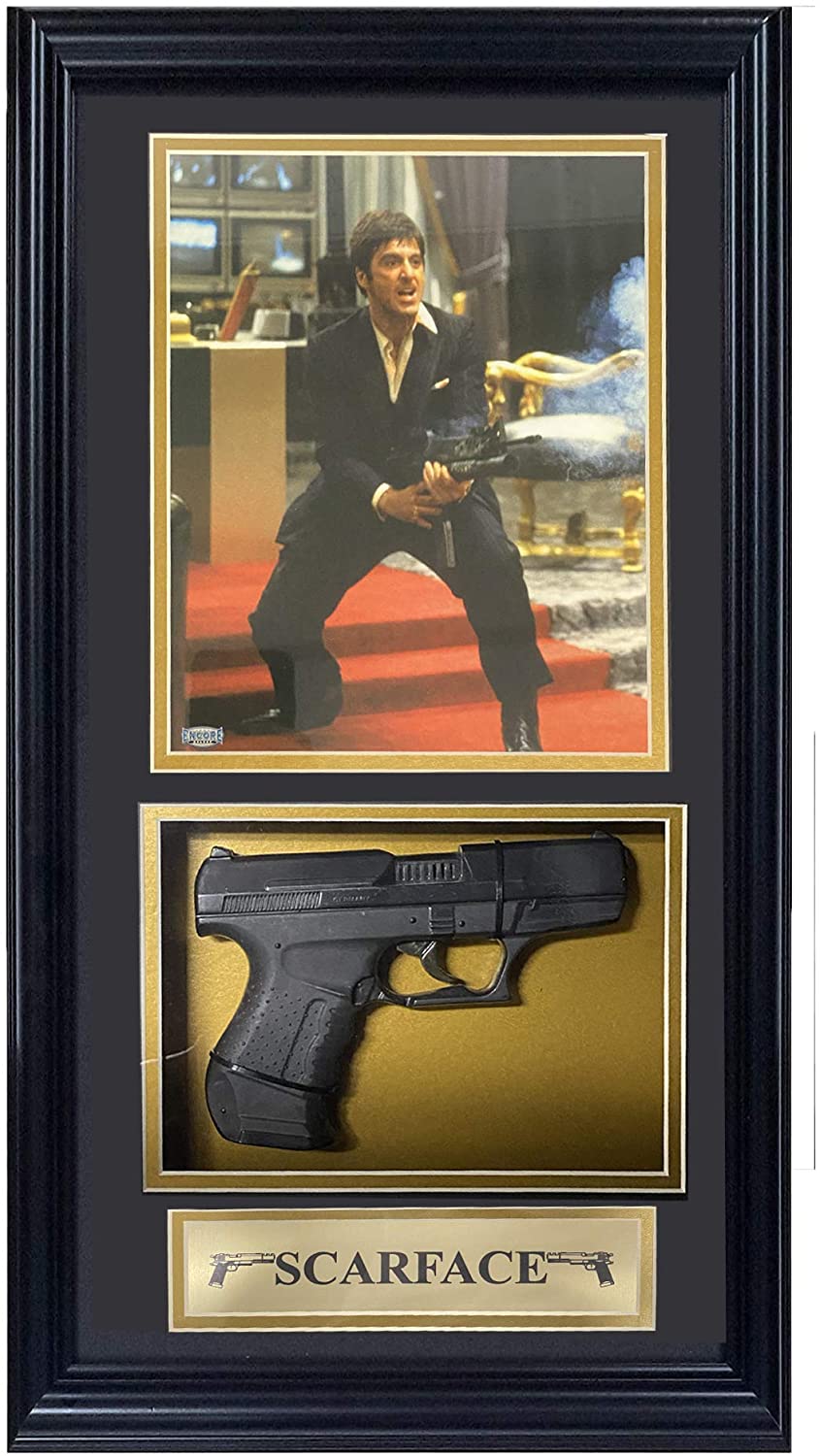 14x26 Shadow Box - Scarface Gun