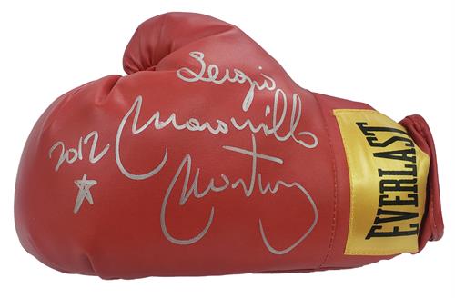 Sergio Martinez Autographed Hand Signed Boxing Glove