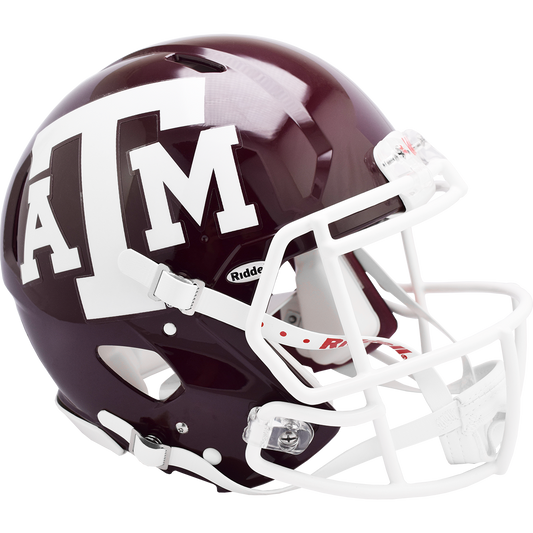 TEXAS A&M AGGIES MAROON AUTHENTIC SPEED HELMET