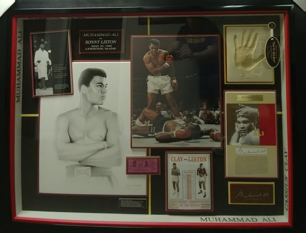 Muhammad Ali vs, Sonny Liston With Art Work! Shadowbox