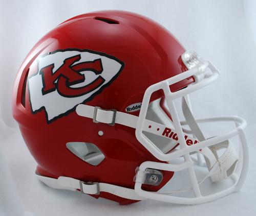 Kansas City Chiefs Helmet Riddell Speed