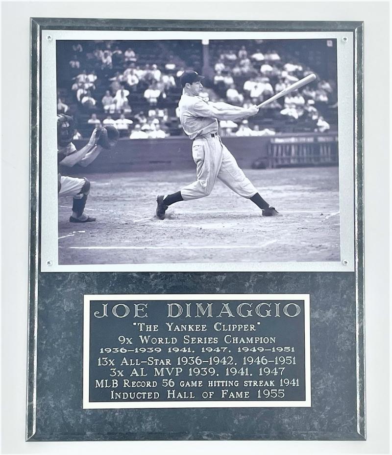 Joe DiMaggio Plaque