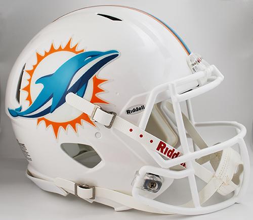 Miami Dolphins Helmet Riddell Speed