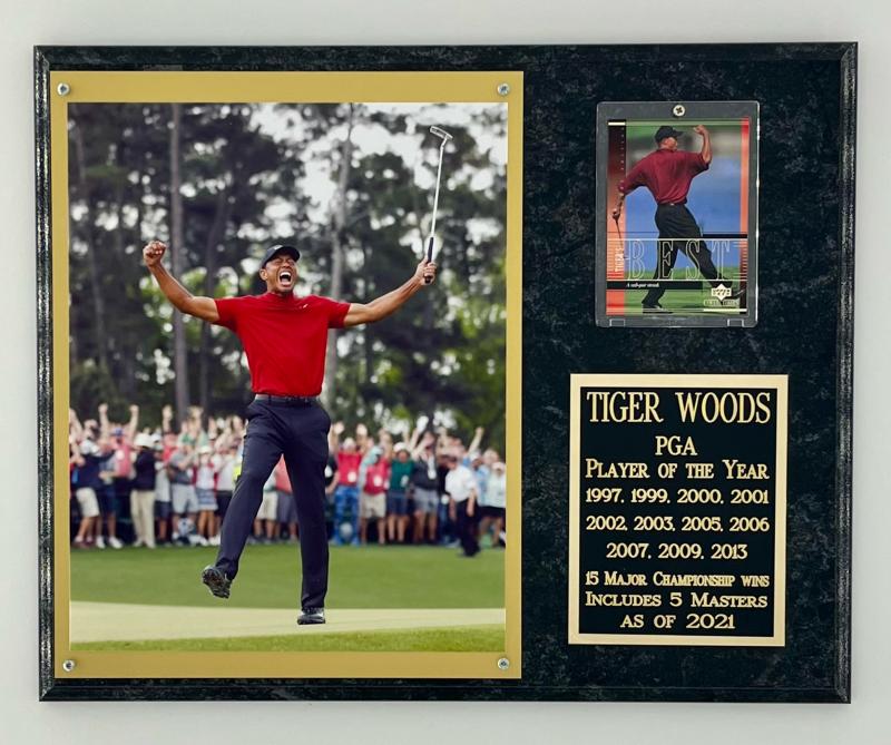 Tiger Woods Plaque