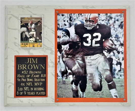 Jim Brown Plaque