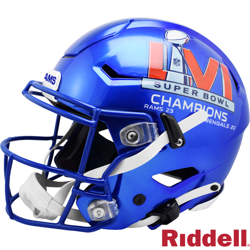 Rams Super Bowl 56 Champions Helmet - Authentic